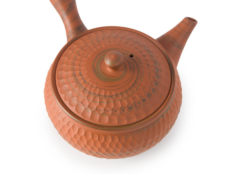 Tokoname-yaki kyûsu teapot, nerikomi, by Yûsen 230ml [POT-65-015-0230] -  USD231.58 : Thés du Japon