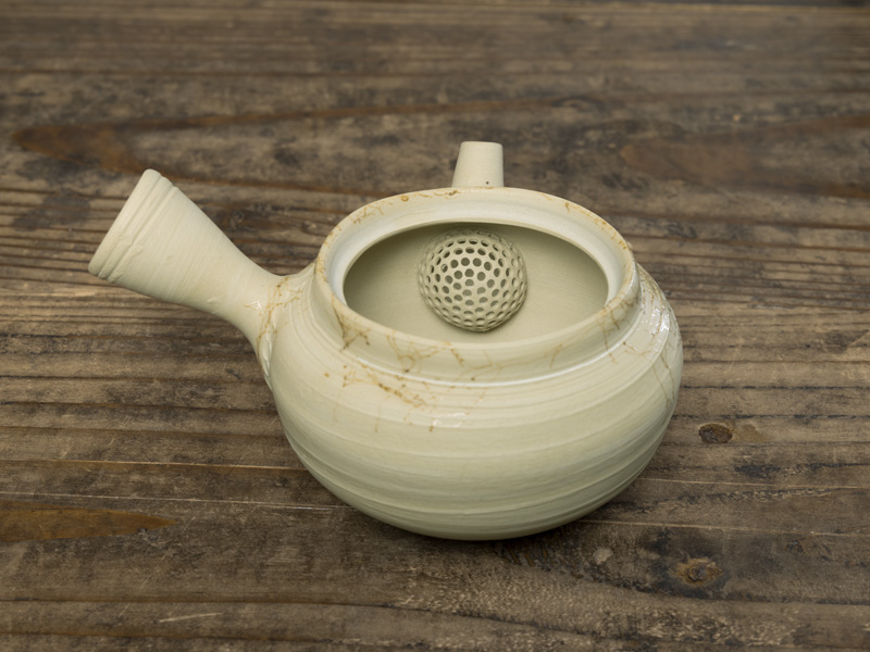Tokoname-yaki Kyûsu teapot, Mogake by Katayama Hakusan, 140 ml 
