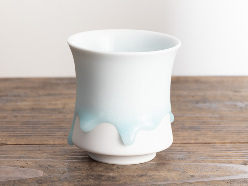 Arita-yaki Shizuku porcelain cup by Nishi Takayuki, 180 ml [CUP-58 